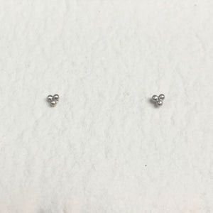 Triangle Stud Earring - Shiny