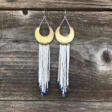 Load image into Gallery viewer, Lapis Beaded Earring