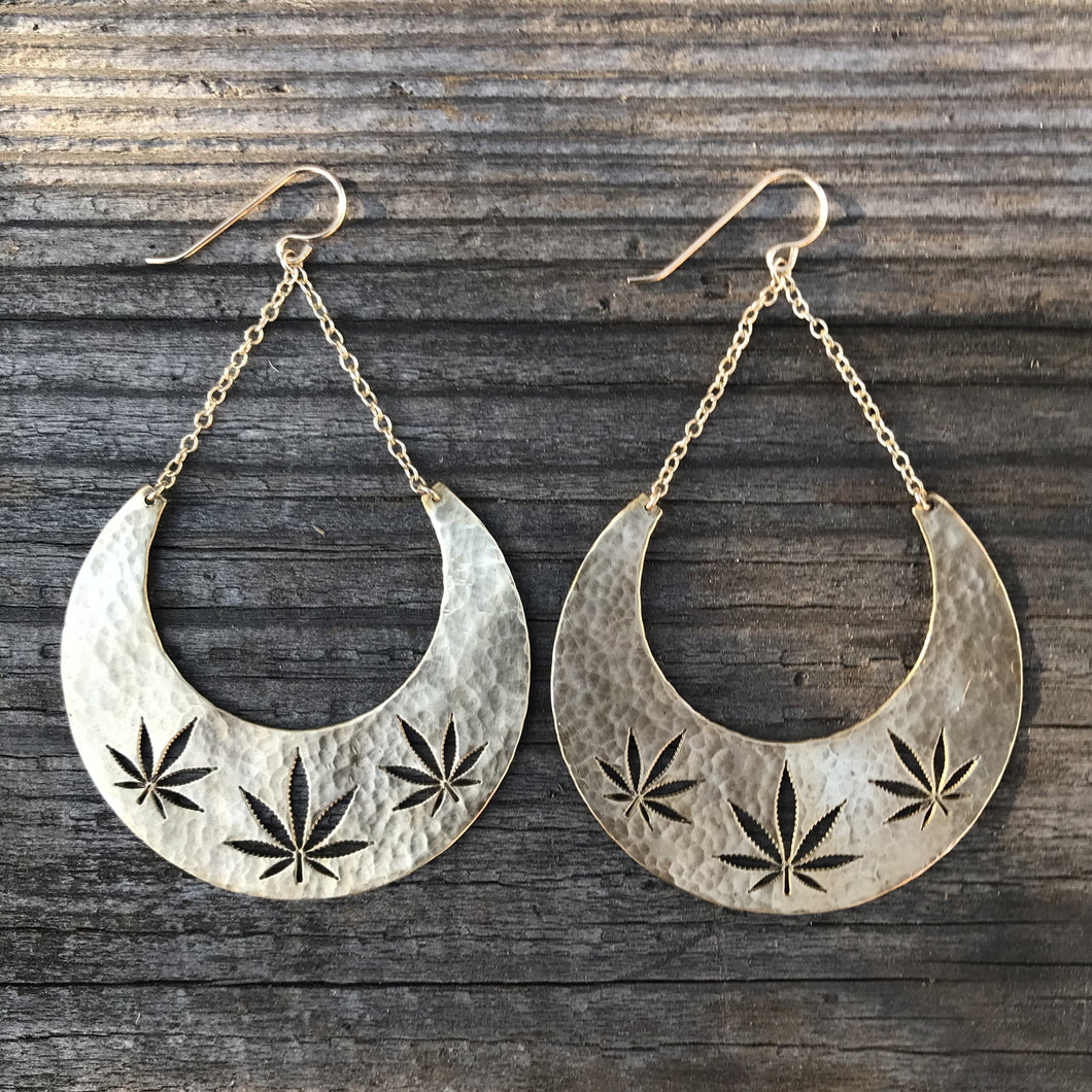 Cannabis Dangle Earring