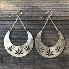 Load image into Gallery viewer, Cannabis Dangle Earring